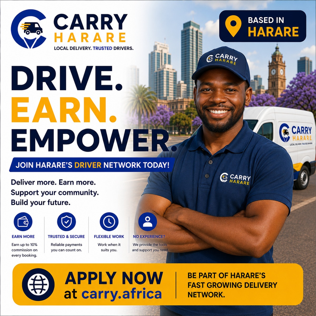 Carry Harare delivery driver